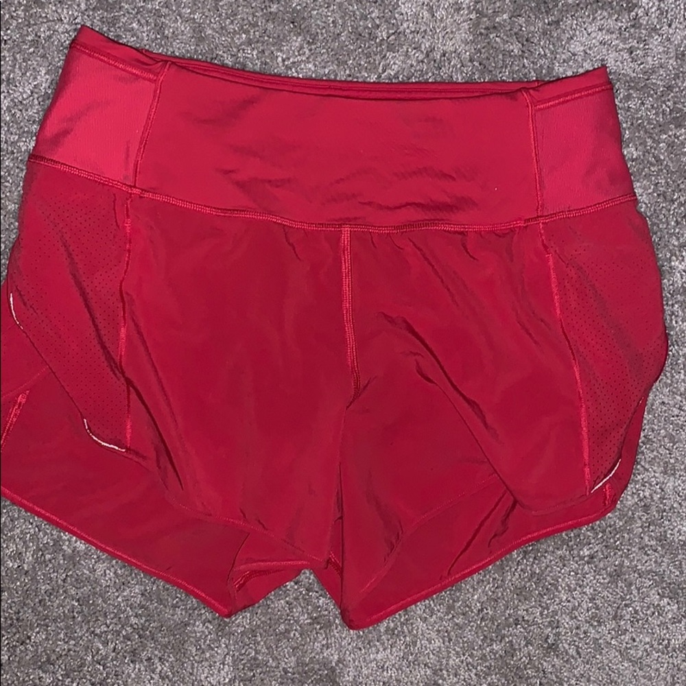 Lululemon size 6  high waisted shorts